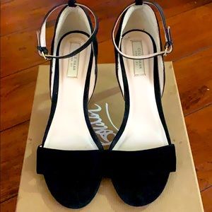 Cole haan women’s heels -black leather & suede